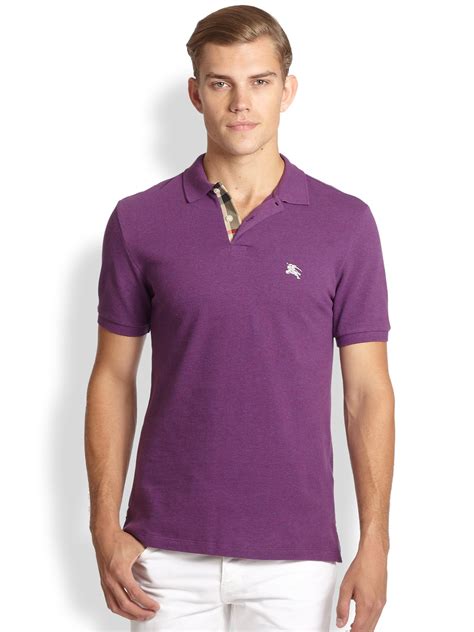 burberry men's polo|Burberry men's polo outlet.